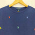 ポロラルフローレン POLO RALPH LAUREN カラフルポニー刺繍 鹿の子 コットン Tシャツ メンズ import:L