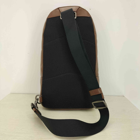 コーチ COACH ストライプ レザー ボディー バッグ メンズ
