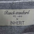 インヘリット INHERIT Ranch standard ノーカラー ストライプシャツ メンズ JPN:M