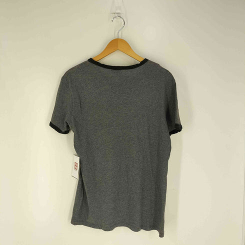 ディーゼル DIESEL ダメージ加工 リンガーTシャツ レディース M