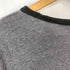ディーゼル DIESEL ダメージ加工 リンガーTシャツ レディース M