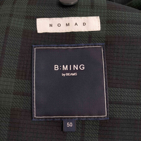 ビーミングバイビームス B:MING by BEAMS NOMAD COOL DOTS(R) チェックジャケット メンズ JPN:50
