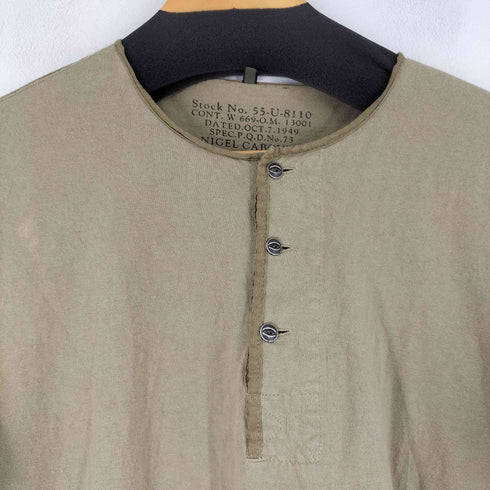 ナイジェルケーボン NIGEL CABOURN 50S HENLEY NECK SHIRT メンズ 48