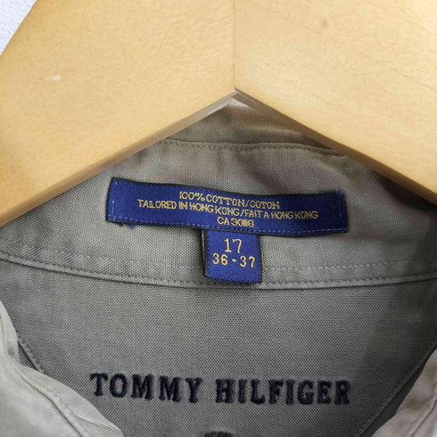 トミーヒルフィガー TOMMY HILFIGER 90-00S 襟芯 1ポケット L/S シャツ メンズ 17 36-37