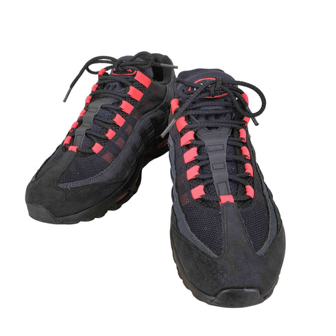 ナイキ NIKE AIR MAX 95 BLACK LASER CRIMSON メンズ JPN:27.5