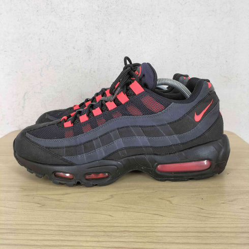 ナイキ NIKE AIR MAX 95 BLACK LASER CRIMSON メンズ JPN:27.5