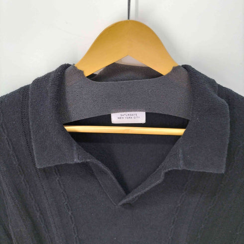 サタデーズニューヨークシティ Saturdays NYC Alex Skipper Polo SS Sweater メンズ JPN:M