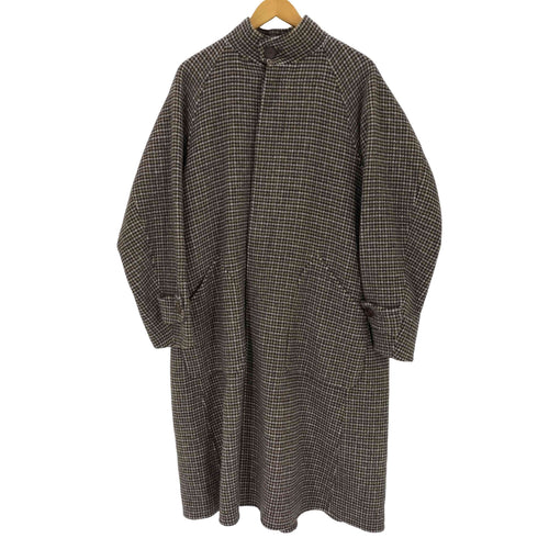 ROLIAT 千鳥格子 スタンドカラーコート メンズ 48