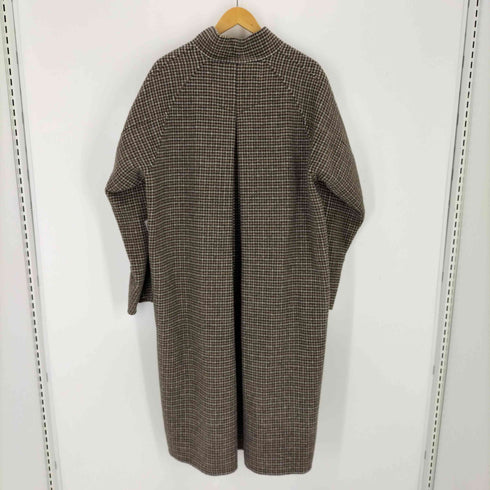 ROLIAT 千鳥格子 スタンドカラーコート メンズ 48