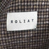 ROLIAT 千鳥格子 スタンドカラーコート メンズ 48