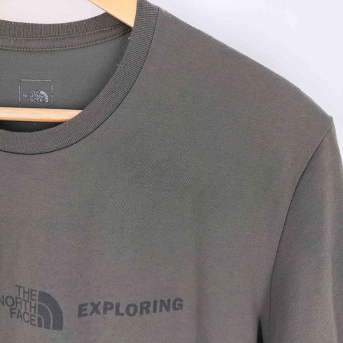 ザノースフェイス THE NORTH FACE ショートスリーブエクスプロラトリーロゴティー S/S Exploratory Logo Tee メンズ JPN:L