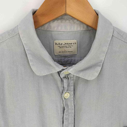 ヌーディージーンズ Nudie Jeans henry BATISTE GARMENT DYE レギュラーカラーシャツ メンズ import:L