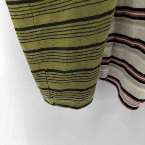 ステューシー Stussy Mixed Stripe ボーダー カットソー レディース import:L