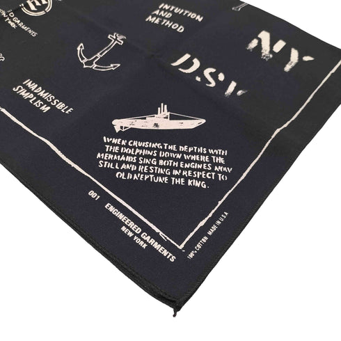 エンジニアードガーメンツ Engineered Garments Printed Bandana メンズ