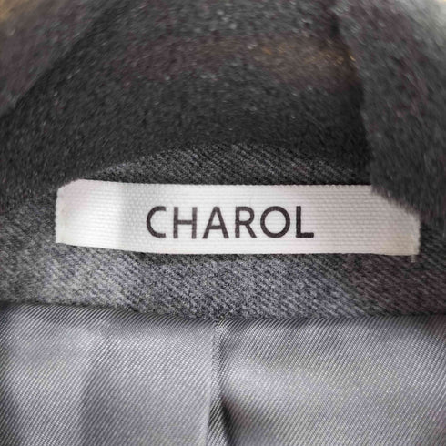 CHAROL フロントファスナーステンカラーブルゾン レディース FREE