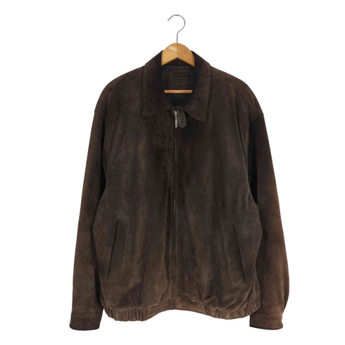 ラウンドツリーアンドヨーク roundtree&yorke スエード パテッドブルゾン メンズ import:XL