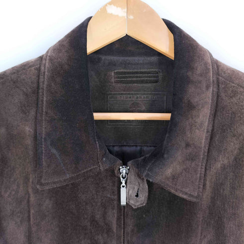 ラウンドツリーアンドヨーク roundtree&yorke スエード パテッドブルゾン メンズ import:XL