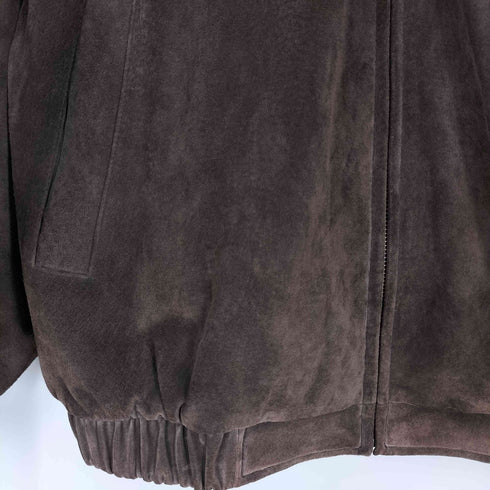ラウンドツリーアンドヨーク roundtree&yorke スエード パテッドブルゾン メンズ import:XL