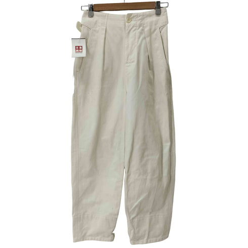 エムエイチエル MHL. SOFT COTTON DRILL タック シンチバック トラウザー メンズ 1