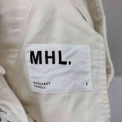 エムエイチエル MHL. SOFT COTTON DRILL タック シンチバック トラウザー メンズ 1