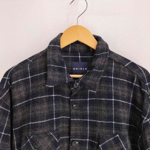 ユニクロ UNIQLO OLD ヘビネル チェック L/S ネルシャツ メンズ JPN:XL