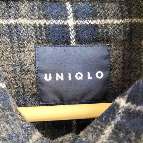 ユニクロ UNIQLO OLD ヘビネル チェック L/S ネルシャツ メンズ JPN:XL