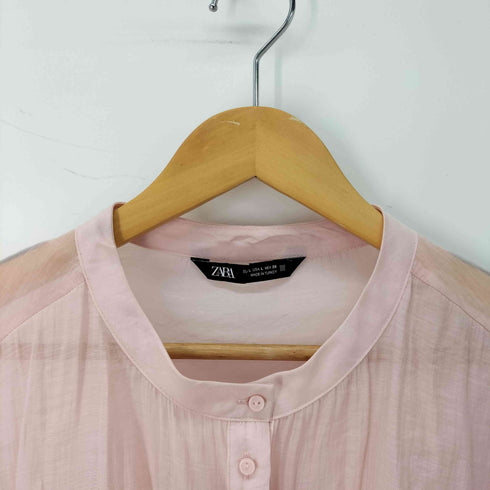 ザラ ZARA フリルロマンティックブラウス レディース import:L
