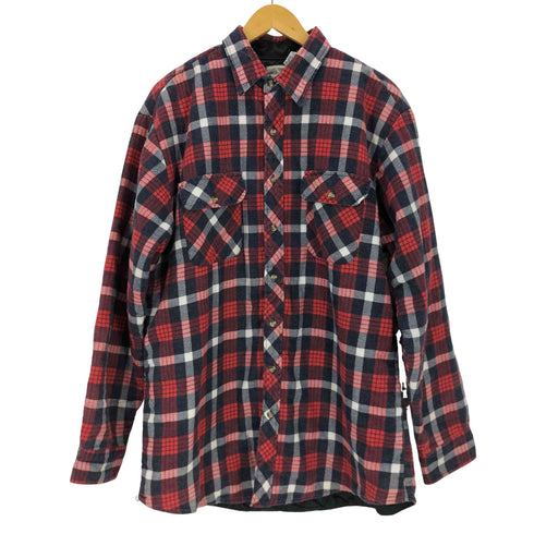 OUTDOOR EXCHANGE 中綿キルティングネルシャツ メンズ JPN:L