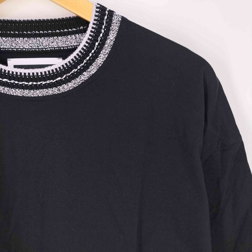 メゾンスペシャル MAISON SPECIAL 25SS Prime-Over Collar Knit Combination Crew Neck T-shirt プライムオーバーカラーニットコンビネーションクルーネックTシャツ メンズ JPN:1