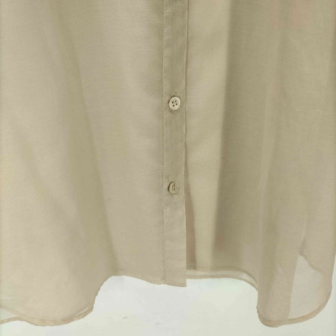 ユナイテッドアローズ UNITED ARROWS UBCB オーガンジー バンドカラーシャツ† レディース FREE