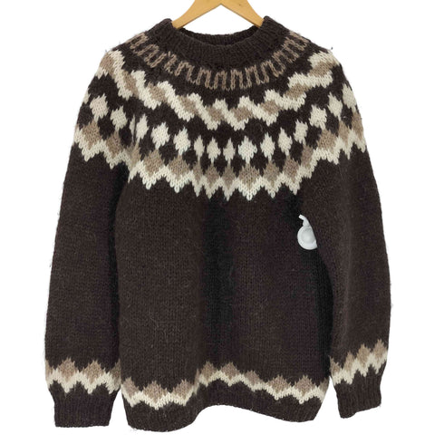 LES KNIT LTD アイスランド製 ウールニット メンズ JPN:M
