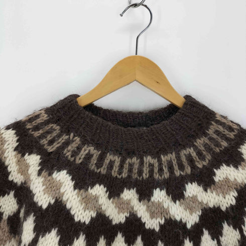 LES KNIT LTD アイスランド製 ウールニット メンズ JPN:M