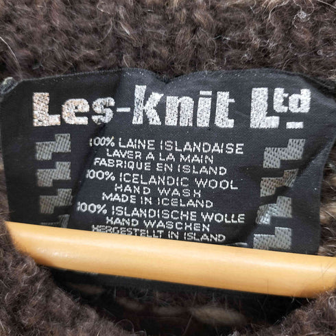 LES KNIT LTD アイスランド製 ウールニット メンズ JPN:M
