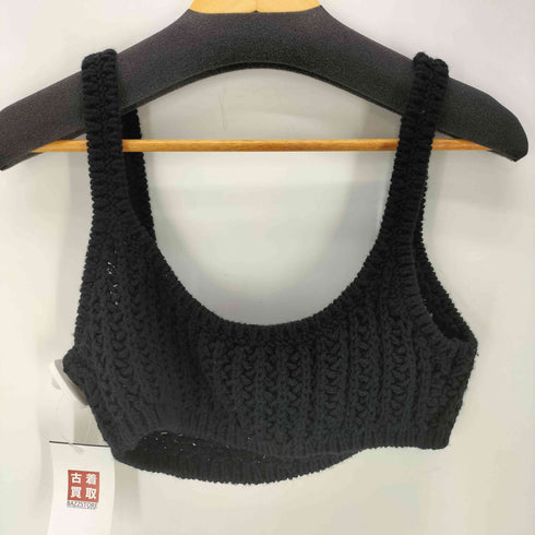 ロクビューティーアンドユースユナイテッドアローズ 6 BEAUTY & YOUTH UNITED ARROWS 25SS ウール コットン ニット ブラトップ レディース FREE