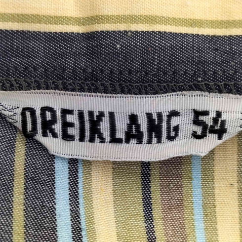 ドライクラング DREIKLANG 70S ストライプ パジャマシャツセットアップ メンズ EUR:54