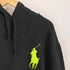 ラルフローレン RALPH LAUREN 00S ビッグポニー刺繍 ナンバリング 前V 裏起毛 プルオーバー パーカー メンズ import:L