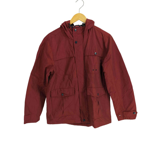 トミーヒルフィガー TOMMY HILFIGER ナイロン マルチポケット マウンテンパーカー メンズ import:L