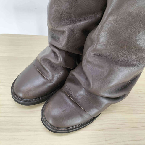 ズッカ ZUCCa レザー ナウシカ ブーツ パンツ ブーツ レディース M