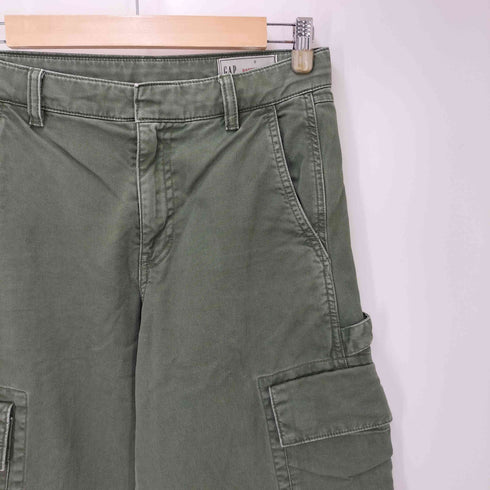 ギャップ Gap 24AW 後染め バギーカーゴパンツ レディース JPN:0