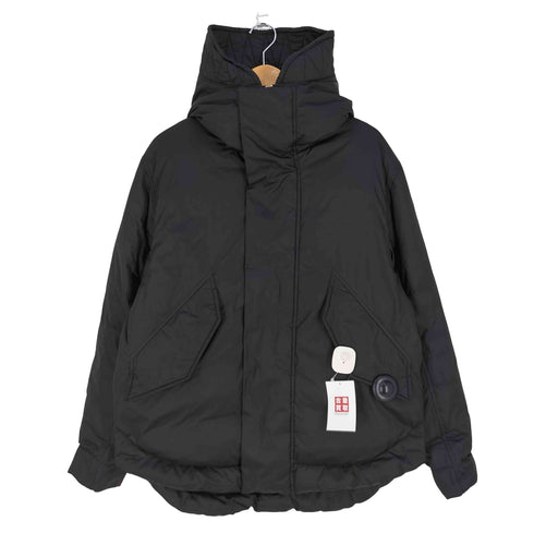 PAOLO PECORA piuma d'oca ベンチレーションダブルジップ フーデッドダウン メンズ import:S