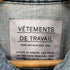ヴェトモンドゥトラバイユ VETEMENTS DE TRAVAIL ウォッシュドデニムジャケット レディース 40