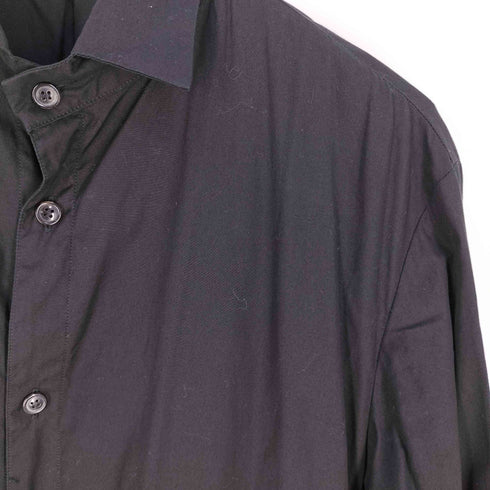 レギュレーションヨウジヤマモト REGULATION Yohji Yamamoto 11AW LONG DRESS SHIRT アシンメトリードレスロングシャツ メンズ JPN:3