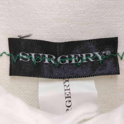 surgery シャーリング アシンメトリージャケット レディース
