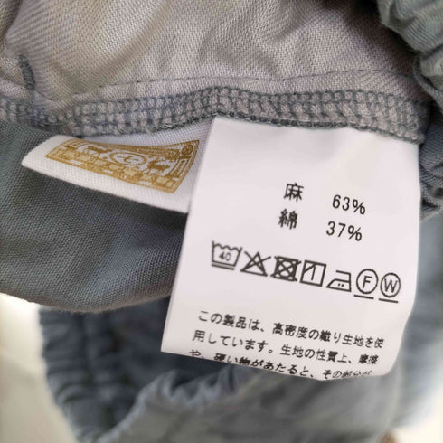 ナカガワマサシチショウテン 中川政七商店 リネンコットン イージーワイドパンツ レディース