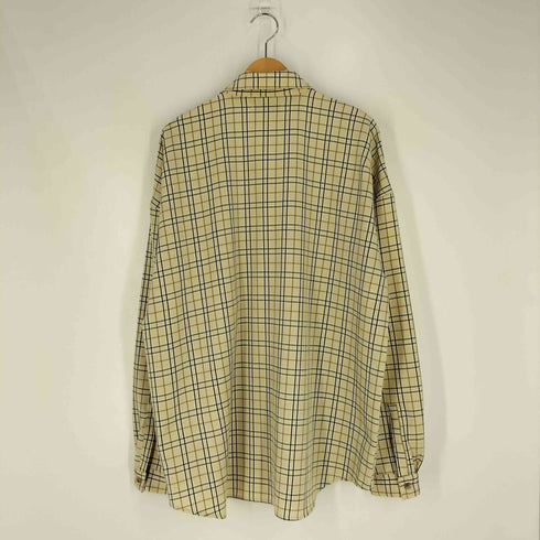 UNVAMY トロミ チェックレギュラーカラーシャツ メンズ JPN:L