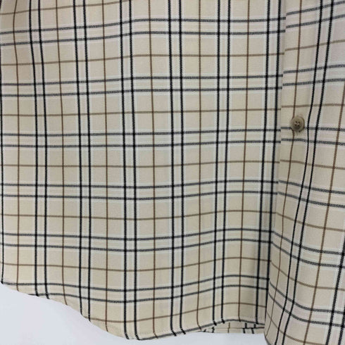 UNVAMY トロミ チェックレギュラーカラーシャツ メンズ JPN:L