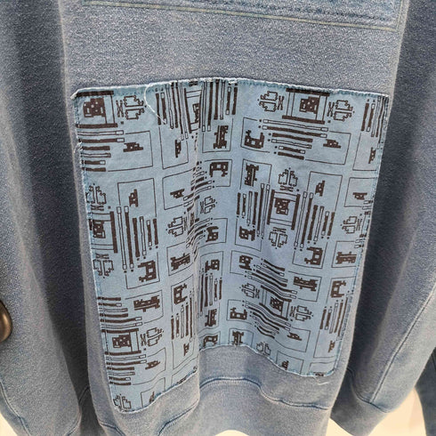 シーイー C.E 22SS OVERDYE IMAGINARY NEEDS CREW NECK オーバーダイ クルーネック スウェット メンズ import:L