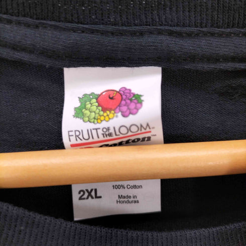 フルーツオブザルーム FRUIT OF THE LOOM フロントプリントクルーネックS/S Tシャツ メンズ 2XL