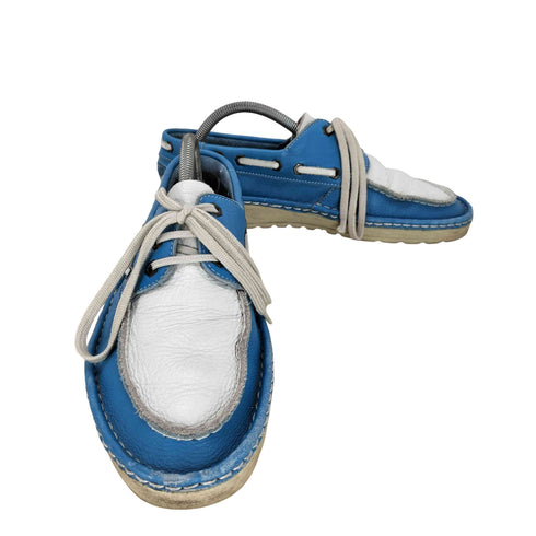 アディダス adidas ダブル レジスターマーク バイカラー レザー デッキ シューズ メンズ