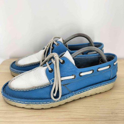 アディダス adidas ダブル レジスターマーク バイカラー レザー デッキ シューズ メンズ